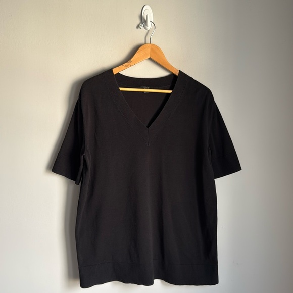 COS Knitted V-Neck Top Medium - Picture 2 of 10